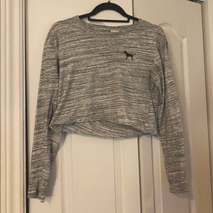 PINK Victoria’s Secret Cropped Long Sleeve